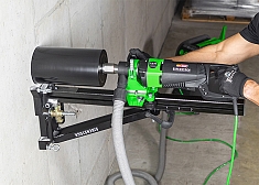 Использование дрелей для сухого алмазного сверления с микроударом Eibenstock ESD 162 Использование дрелей для сухого алмазного сверления с микроударом Eibenstock ESD 162