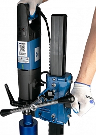 Применение установки для алмазного бурения с микроударом Keos Pulsar KS-180 Set